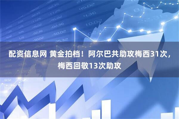 配资信息网 黄金拍档！阿尔巴共助攻梅西31次，梅西回敬13次助攻